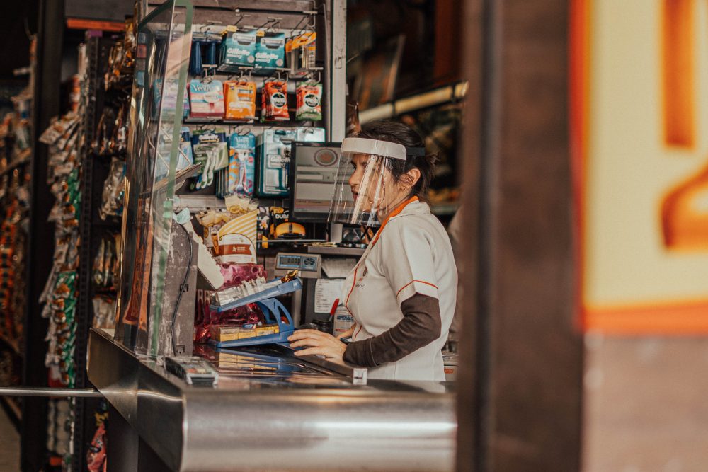 covid shop keeper